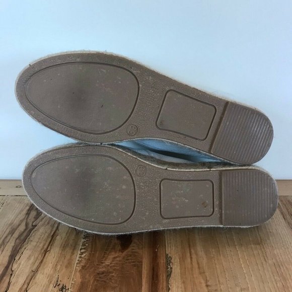 Maypol Espadrille Flat Shoes White Leather 8 - Picture 6 of 9